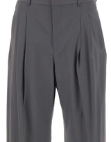 EMPORIO ARMANI Pantaloni in tela di lana elasticizzata GREY Uomo 