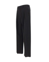 EMPORIO ARMANI Pantaloni in tela di lana elasticizzata BLACK Uomo 