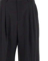 EMPORIO ARMANI Pantaloni in tela di lana elasticizzata BLACK Uomo 