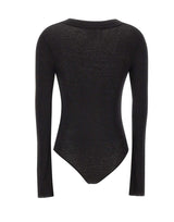 ENTIRE STUDIOS "Circle Neck Bodysuit" BLACK Donna 