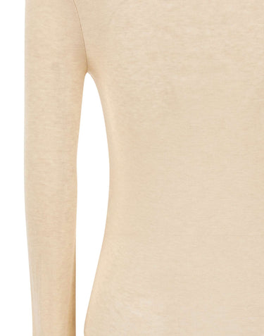 ENTIRE STUDIOS "Circle Neck Bodysuit" BEIGE Donna 