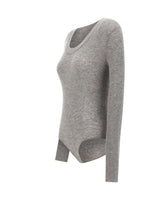 ENTIRE STUDIOS "Circle Neck Bodysuit" GREY Donna 