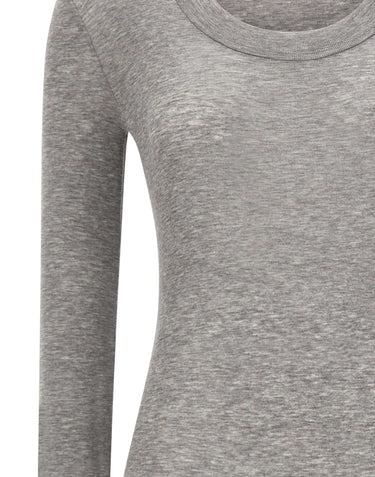 ENTIRE STUDIOS "Circle Neck Bodysuit" GREY Donna 