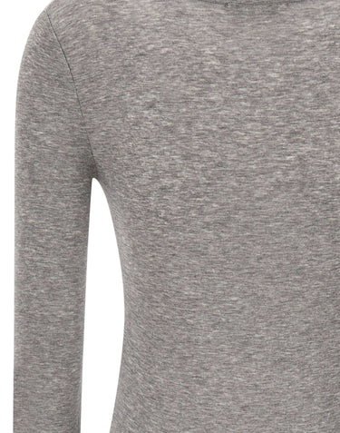 ENTIRE STUDIOS "Circle Neck Bodysuit" GREY Donna 
