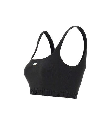 ENTIRE STUDIOS "Lounge Bra" BLACK Donna 