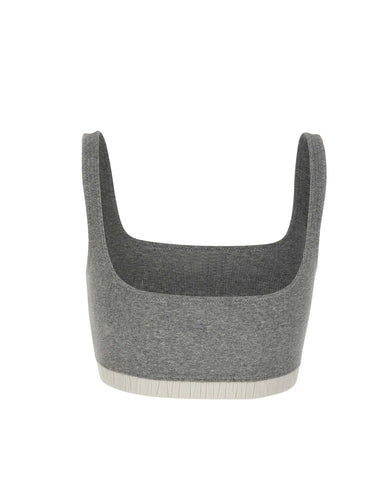 ENTIRE STUDIOS "Lounge Bra" GREY Donna 
