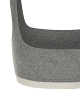 ENTIRE STUDIOS "Lounge Bra" GREY Donna 
