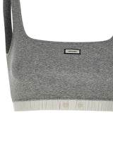 ENTIRE STUDIOS "Lounge Bra" GREY Donna 