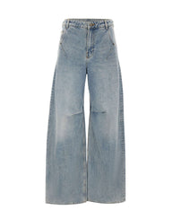 ENTIRE STUDIOS Jeans "Dem V2" Light Blue Donna 