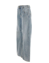 ENTIRE STUDIOS Jeans "Dem V2" Light Blue Donna 