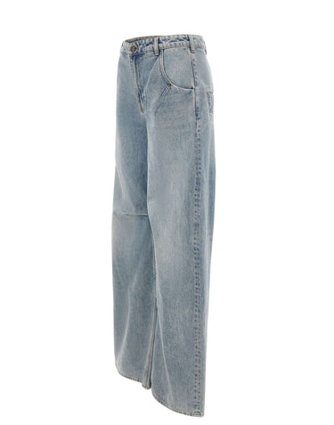 ENTIRE STUDIOS Jeans "Dem V2" Light Blue Donna 