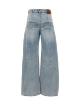 ENTIRE STUDIOS Jeans "Dem V2" Light Blue Donna 