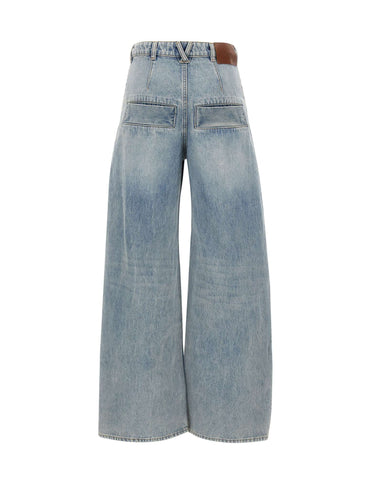 ENTIRE STUDIOS Jeans "Dem V2" Light Blue Donna 