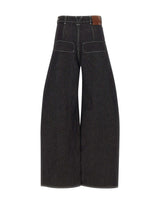 ENTIRE STUDIOS Jeans "Dem V2" BLACK Donna 