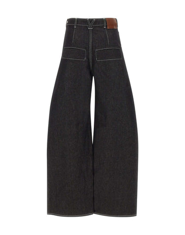 ENTIRE STUDIOS Jeans "Dem V2" BLACK Donna 