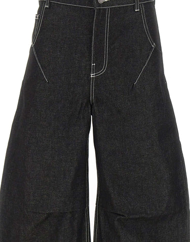 ENTIRE STUDIOS Jeans "Dem V2" BLACK Donna 