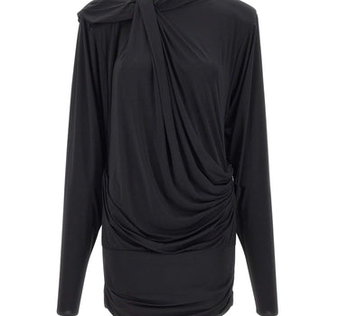 ENTIRE STUDIOS Mini abito "Dalters" BLACK Donna 