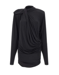ENTIRE STUDIOS Mini abito "Dalters" BLACK Donna 
