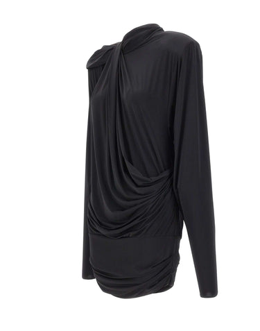 ENTIRE STUDIOS Mini abito "Dalters" BLACK Donna 