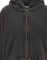 ENTIRE STUDIOS Felpa "Eternal Zip" BLACK Unisex 