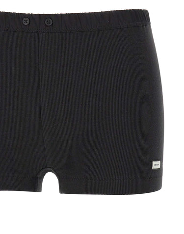 ENTIRE STUDIOS Shorts  "Lounge" BLACK Donna 