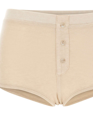 ENTIRE STUDIOS Shorts "Booty" BEIGE Donna 