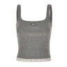 ENTIRE STUDIOS "Lounge Tank" GREY Donna 