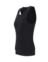 ENTIRE STUDIOS Top "Rib Tank" BLACK Donna 