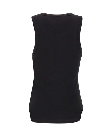 ENTIRE STUDIOS Top "Rib Tank" BLACK Donna 