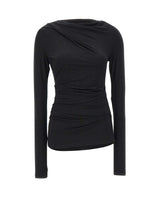 ENTIRE STUDIOS "Drape top" BLACK Donna 