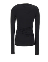 ENTIRE STUDIOS "Drape top" BLACK Donna 