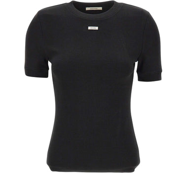 ENTIRE STUDIOS "Lounge Tee" BLACK Donna 