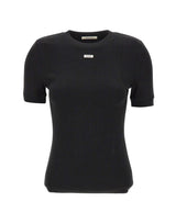 ENTIRE STUDIOS "Lounge Tee" BLACK Donna 