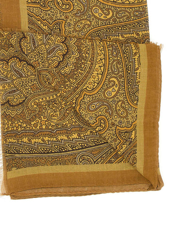 ETRO Sciarpa con motivo Arnica YELLOW Donna 