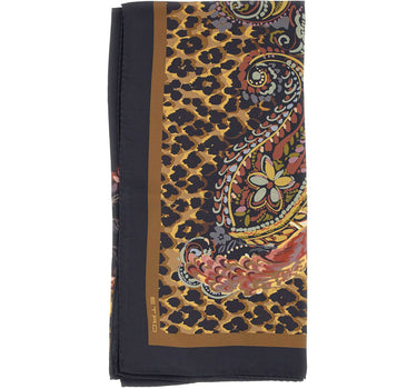ETRO Foulard in twill di seta MULTICOLOR Donna 