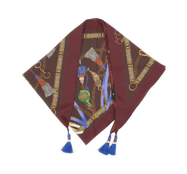 ETRO Foulard con stampa logo RED Donna 