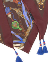 ETRO Foulard con stampa logo RED Donna 