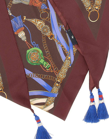 ETRO Foulard con stampa logo RED Donna 