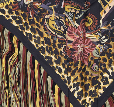 ETRO Foulard in seta con frange MULTICOLOR Donna 