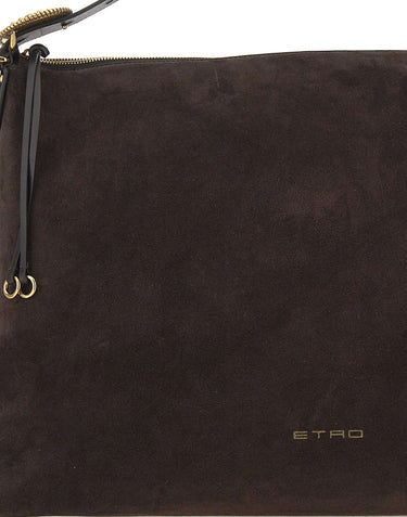 ETRO Borsa a spalla "Rosette" BROWN Donna 