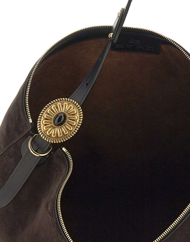ETRO Borsa a spalla "Rosette" BROWN Donna 