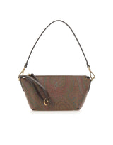ETRO Borsa a spalla Paisley jacquard BROWN Donna 