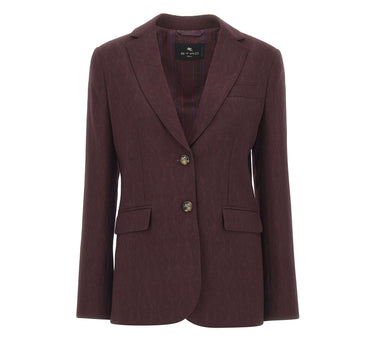Blazer jacquard in lana WRCA0034 99TUB14R0369 ETRO 