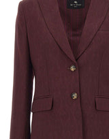 Blazer jacquard in lana WRCA0034 99TUB14R0369 ETRO 