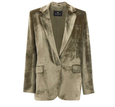 Blazer in velluto WRCA0042 99TCD01N0634 ETRO 