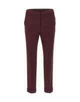 ETRO Pantaloni in lana con motivo medaglioni RED Donna 