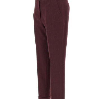 ETRO Pantaloni in lana con motivo medaglioni RED Donna 