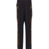 ETRO Pantaloni in seta con stampa Paisley floreale BLACK Donna 