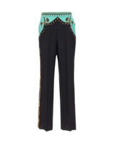 ETRO Pantaloni in seta con stampa gioielli BLACK Donna 