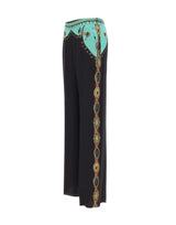 ETRO Pantaloni in seta con stampa gioielli BLACK Donna 